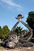 Vientiane , Laos. The Buddha Park (Xiang Khouan)  